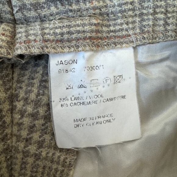 Bernard Zins Saks Fifth Avenue Wool Cashmere Pants US Women's 16 Plus - Picture 3 of 6